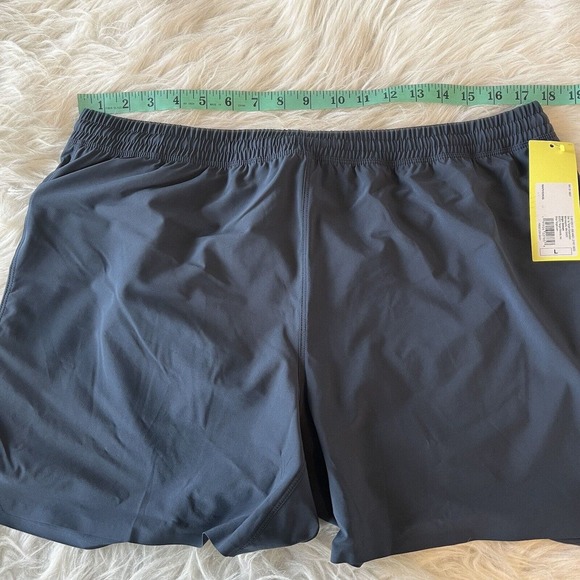 All In Motion Shorts Blue High Rise Lightweight Moisture Wicking Womens Size XL - Picture 8 of 10
